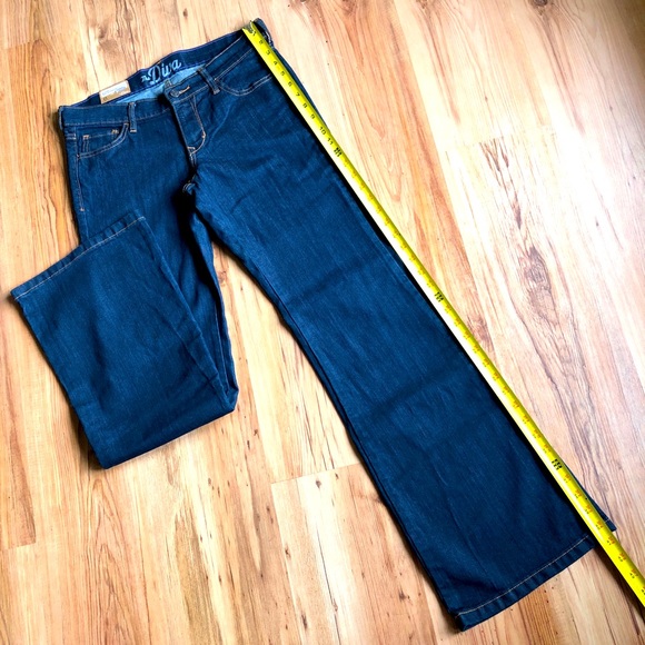 🆕 OLD NAVY Diva Jeans Low Rise Blue Denim Size 6 - Picture 10 of 16